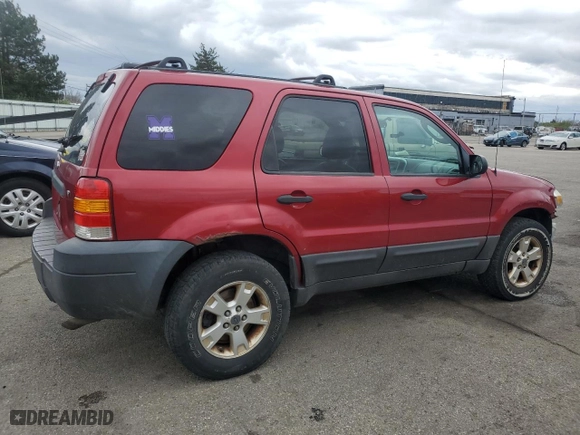 2005 Ford Escape XLT with VIN 1FMYU93105KD73059, listed as a Copart auction lot 53149615 with 143,739 mi miles and Salvage Title. Bid and sale history available at carsss.com. Image 3.