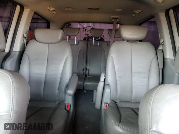 2009 Kia Sedona LX with VIN KNDMB233196279966, listed as a Copart auction lot 49606935 with 125,226 mi miles and Salvage Title. Bid and sale history available at carsss.com. Image 10.