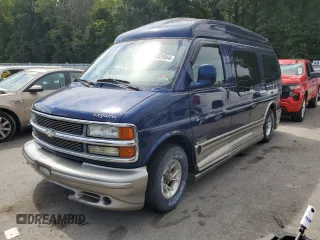 2002 Chevrolet Express with VIN 1GBFG15R421245601, listed as a Copart auction lot 79137584 with 138,781 mi miles and Salvage Title. Bid and sale history available at carsss.com. Image 1.