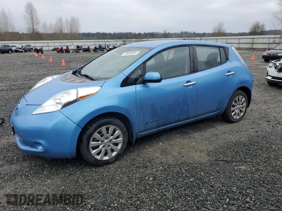 2014 Nissan LEAF SV z VIN 1N4AZ0CPXEC333675, wystawiony jako Copart lot #47853455 z przebiegiem 73 045 mil mil oraz Szkoda całkowita • Salvage title. Historia ofert i sprzedaży dostępna na DreamBid. Obrazek 1.