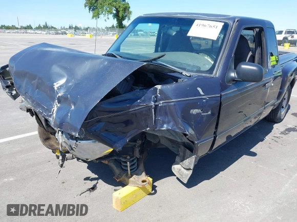 2000 Ford Ranger XL with VIN 1FTYR14V4YPB92188, listed as a IAAI auction lot 41967651 with 297,603 mi miles. Bid and sale history available at carsss.com. Image 6.