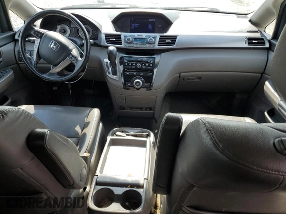2013 Honda Odyssey EX-L with VIN 5FNRL5H61DB030264, listed as a Copart auction lot 50453505 with 182,015 mi miles and Salvage Title. Bid and sale history available at carsss.com. Image 8.