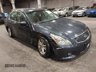 2011 Infiniti G37 Sedan Journey with VIN JN1CV6AP2BM300408, listed as a IAAI auction lot 41307542 with 122,554 mi miles. Bid and sale history available at carsss.com. Image 1.