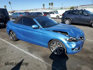 2018 BMW 2 Series 230i with VIN WBA2M7C5XJVA97368, listed as a Copart auction lot 88564715 with 30,298 mi miles and Salvage Title. Bid and sale history available at carsss.com. Image 4.