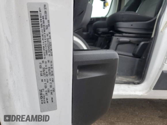 2018 Ram ProMaster Cargo with VIN 3C6TRVAG5JE122753, listed as a Copart auction lot 78784904 with 142,856 mi miles and Salvage Title. Bid and sale history available at DreamBid. Image 14.