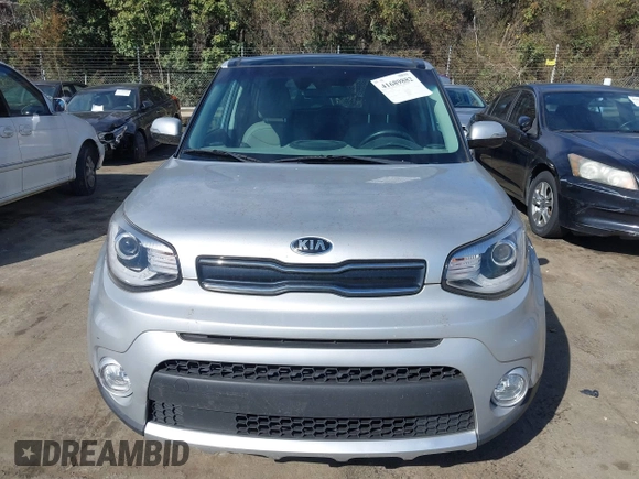2018 Kia Soul + with VIN KNDJP3A59J7607163, listed as a IAAI auction lot 41689882 with 39,451 mi miles. Bid and sale history available at carsss.com. Image 12.