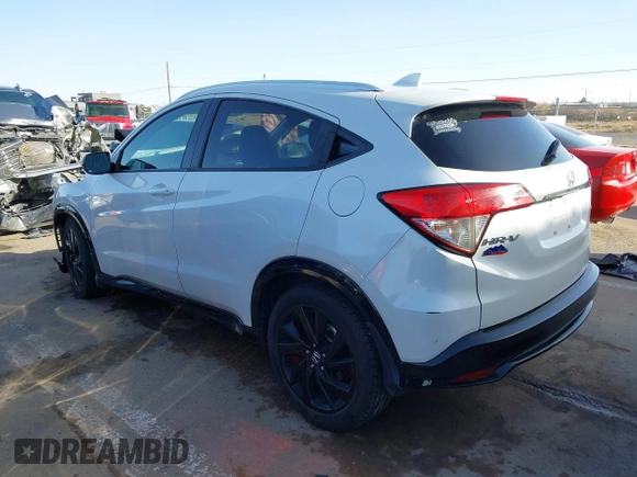 2022 Honda HR-V Sport with VIN 3CZRU6H16NM758337, listed as a IAAI auction lot 41398005 with 91,772 mi miles. Bid and sale history available at carsss.com. Image 3.
