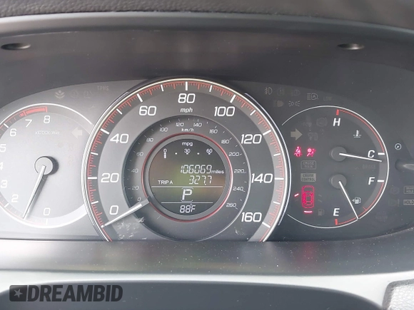 2015 Honda Accord Sport with VIN 1HGCR2F59FA176437, listed as a IAAI auction lot 42061031 with 106,069 mi miles and . Bid and sale history available at DreamBid. Image 7.