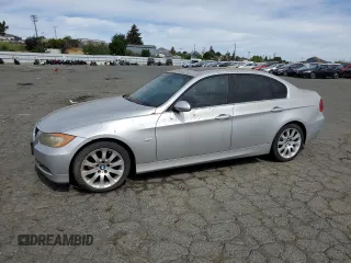2007 BMW 3 Series 335i with VIN WBAVB73577VH21221, listed as a Copart auction lot 53072565 with 180,918 mi miles and Clean Title. Bid and sale history available at carsss.com. Image 1.