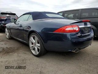 2011 Jaguar XK with VIN SAJWA4GB9BLB41127, listed as a Copart auction lot 75502694 with 0 mi miles and Salvage Title. Bid and sale history available at carsss.com. Image 2.