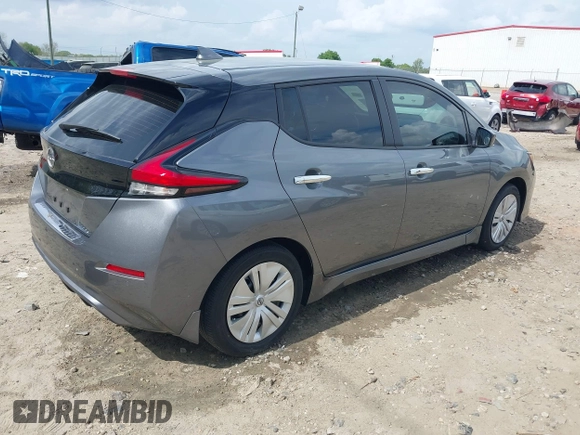2023 Nissan LEAF S z VIN 1N4AZ1BV8PC562204, wystawiony jako IAAI lot #41971493 z przebiegiem 9 445 mil mil oraz . Historia ofert i sprzedaży dostępna na DreamBid. Obrazek 4.
