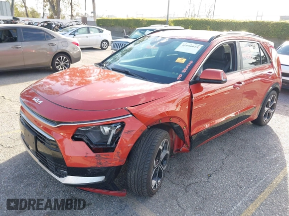 2023 Kia Niro EX with VIN KNDCR3LE3P5093816, listed as a IAAI auction lot 41666023 with 31,874 mi miles. Bid and sale history available at carsss.com. Image 2.