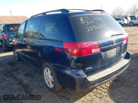 2005 Toyota Sienna XLE with VIN 5TDZA22C55S351384, listed as a IAAI auction lot 41841115 with 999,999 mi miles. Bid and sale history available at carsss.com. Image 3.