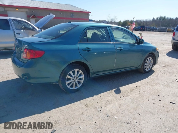 2009 Toyota Corolla with VIN JTDBL40E299037014, listed as a IAAI auction lot 42078954 with 86,559 mi miles. Bid and sale history available at carsss.com. Image 4.