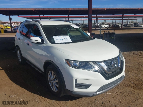 2017 Nissan Rogue SL with VIN 5N1AT2MT8HC825205, listed as a IAAI auction lot 41624814 with 99,989 mi miles. Bid and sale history available at carsss.com. Image 1.