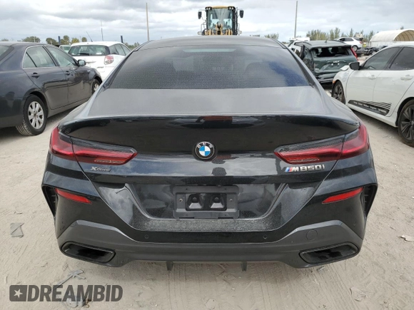 2021 BMW 8 Series M850i with VIN WBAGV8C08MCF72058, listed as a Copart auction lot 82167593 with 36,132 mi miles and Clean title. Bid and sale history available at DreamBid. Image 6.