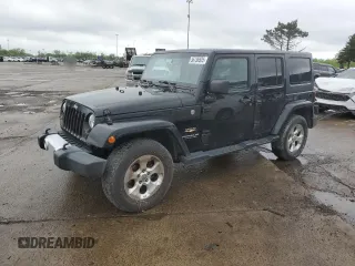 2015 Jeep Wrangler Unlimited Sahara with VIN 1C4HJWEG9FL717853, listed as a Copart auction lot 56736535 with 187,398 mi miles and Non repairable. Bid and sale history available at DreamBid. Image 1.