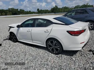 2022 Nissan Sentra SR with VIN 3N1AB8DV7NY272368, listed as a Copart auction lot 52695165 with 27,830 mi miles and Non Repairable. Bid and sale history available at carsss.com. Image 2.