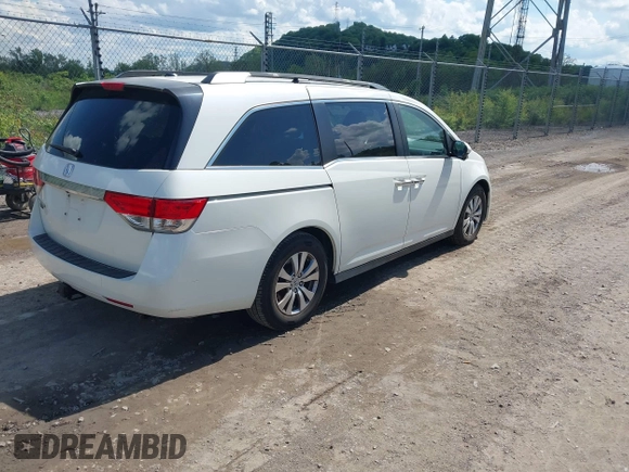 2015 Honda Odyssey EX-L z VIN 5FNRL5H63FB010424, wystawiony jako IAAI lot #42270930 z przebiegiem 72 025 mil mil oraz . Historia ofert i sprzedaży dostępna na DreamBid. Obrazek 4.