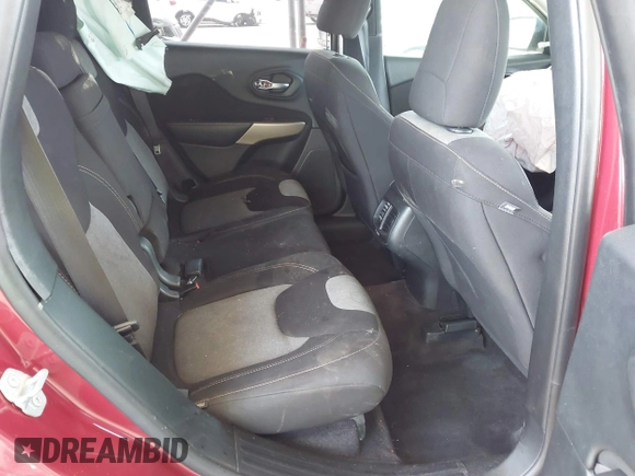 2017 Jeep Cherokee Altitude with VIN 1C4PJLAB4HW640458, listed as a IAAI auction lot 42348793 with 123,062 mi miles and . Bid and sale history available at DreamBid. Image 8.