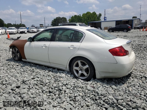 2008 Infiniti G35 Journey with VIN JNKBV61E18M210746, listed as a Copart auction lot 59587985 with 266,221 mi miles and Salvage title. Bid and sale history available at DreamBid. Image 2.