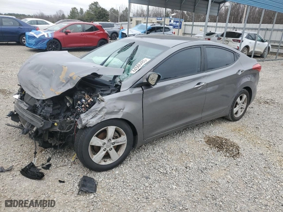 2012 Hyundai Elantra GLS with VIN 5NPDH4AE3CH073902, listed as a Copart auction lot 44566485 with 225,257 mi miles and Clean Title. Bid and sale history available at carsss.com. Image 1.