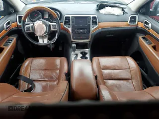 2013 Jeep Grand Cherokee Overland with VIN 1C4RJECG1DC546398, listed as a Copart auction lot 45834595 with 214,975 mi miles and Salvage Title. Bid and sale history available at carsss.com. Image 8.