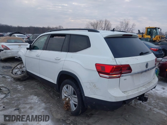 2020 Volkswagen Atlas SE with VIN 1V2UR2CA1LC503822, listed as a IAAI auction lot 41546769 with 66,220 mi miles and . Bid and sale history available at DreamBid. Image 3.
