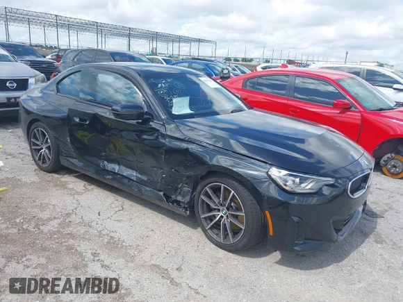 2025 BMW 2 Series 230i with VIN 3MW23CM03S8F01241, listed as a IAAI auction lot 42327520 with 4,571 mi miles and . Bid and sale history available at DreamBid. Image 1.