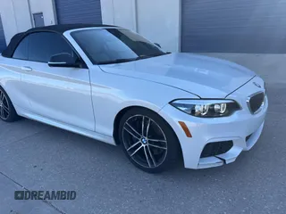 2018 BMW 2 Series M240i with VIN WBA2N1C56JVC28015, listed as a Copart auction lot 86337364 with 68,261 mi miles and Clean Title. Bid and sale history available at carsss.com. Image 1.
