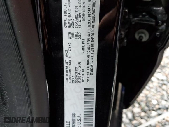 2020 Ram 1500 Limited z VIN 1C6RREHT1LN360188, wystawiony jako Copart lot #74491754 z przebiegiem Nie podano mil oraz Nie do naprawy • Non repairable. Historia ofert i sprzedaży dostępna na DreamBid. Obrazek 13.