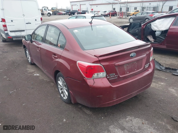 2012 Subaru Impreza Sedan 2.0i Premium with VIN JF1GJAB69CH029527, listed as a IAAI auction lot 41865233 with 110,775 mi miles. Bid and sale history available at carsss.com. Image 3.