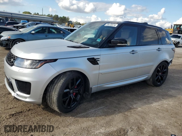 2019 Land Rover Range Rover Sport Autobiography with VIN SALWV2RE9KA854187, listed as a Copart auction lot 78470974 with 98,081 mi miles and Salvage title. Bid and sale history available at DreamBid. Image 1.