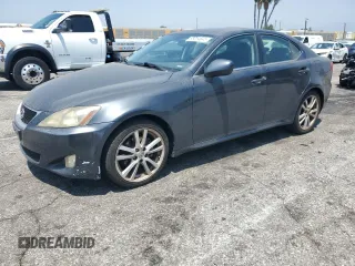2007 Lexus IS 250 with VIN JTHBK262875031449, listed as a Copart auction lot 65054645 with 159,293 mi miles and Clean title. Bid and sale history available at DreamBid. Image 1.