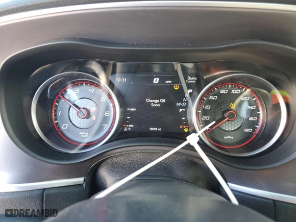 2022 Dodge Charger Scat Pack with VIN 2C3CDXGJ8NH119947, listed as a Copart auction lot 83076284 with 18,092 mi miles and Salvage Title. Bid and sale history available at carsss.com. Image 9.