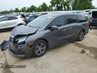2022 Honda Odyssey EX с VIN 5FNRL6H53NB002979, выставлен на аукционе Copart как лот 62071125 с пробегом 64 446 миль миль и Списание • Salvage title. История ставок и продаж доступна на DreamBid. Изображение 1.