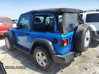 2021 Jeep Wrangler Sport with VIN 1C4GJXAG7MW858553, listed as a Copart auction lot 74095444 with Not Provided miles and Non Repairable. Bid and sale history available at DreamBid. Image 2.