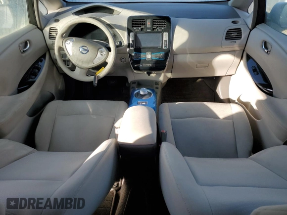 2011 Nissan LEAF SL-e with VIN JN1AZ0CP3BT000582, listed as a Copart auction lot 74951934 with 110,014 mi miles and Clean Title. Bid and sale history available at carsss.com. Image 8.