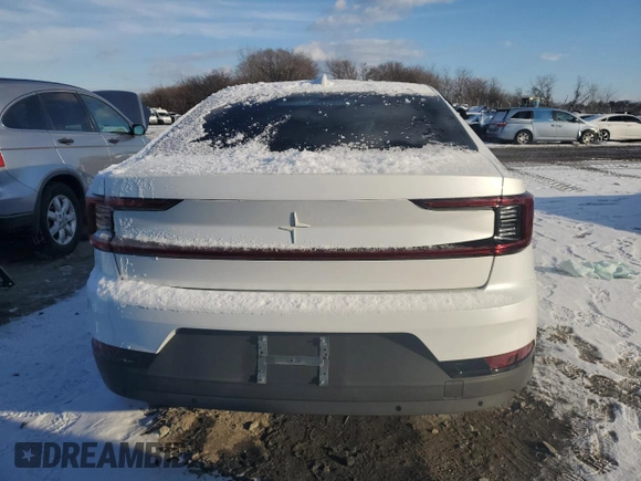 2022 Polestar 2 with VIN LPSED3KA3NL054263, listed as a Copart auction lot 89042935 with 29,629 mi miles and Salvage Title. Bid and sale history available at carsss.com. Image 6.
