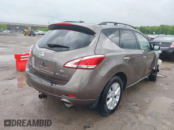 2011 Nissan Murano LE z VIN JN8AZ1MW3BW182568, wystawiony jako IAAI lot #42230428 z przebiegiem 115 348 mil mil oraz . Historia ofert i sprzedaży dostępna na DreamBid. Obrazek 4.