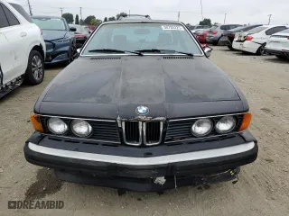 1986 BMW 6 Series 635CSi with VIN WBAEC8408G0613495, listed as a Copart auction lot 50785225 with 149,434 mi miles and Clean Title. Bid and sale history available at carsss.com. Image 5.