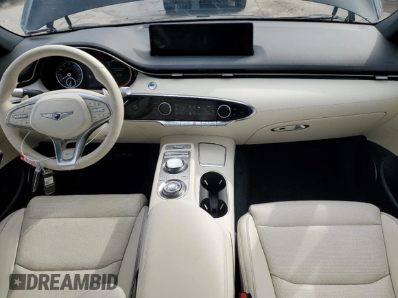 2024 Genesis GV70 Advanced with VIN 5NMMCET12RH003344, listed as a Copart auction lot 56329285 with 7,357 mi miles and Salvage title. Bid and sale history available at DreamBid. Image 8.