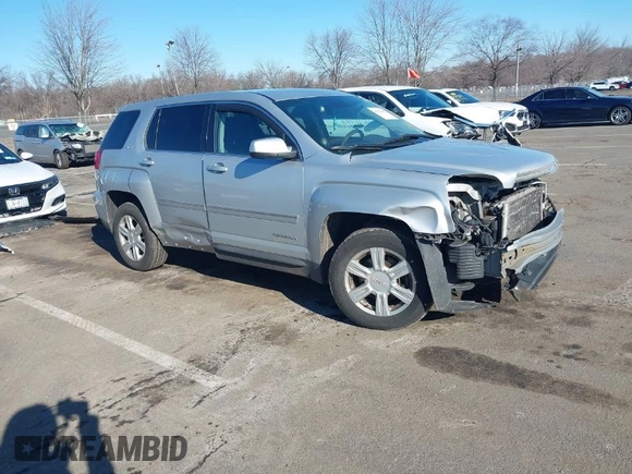 2016 GMC Terrain SLE with VIN 2GKALMEK1G6245795, listed as a IAAI auction lot 41516892 with 165,563 mi miles. Bid and sale history available at carsss.com. Image 1.
