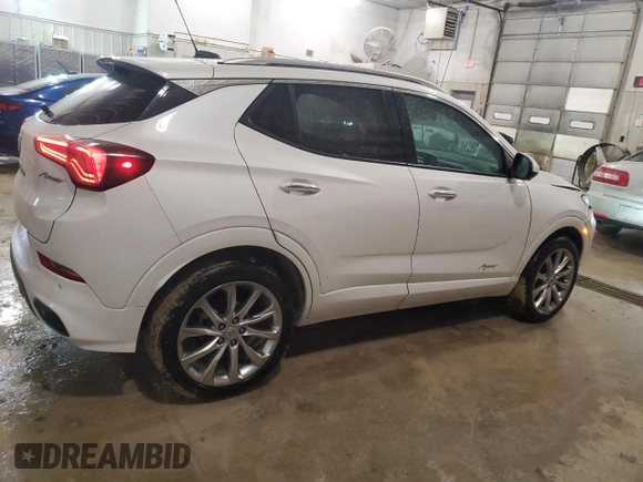 2024 Buick Encore GX Avenir with VIN KL4AMGSL5RB150447, listed as a Copart auction lot 42165435 with 15,694 mi miles and Salvage title. Bid and sale history available at DreamBid. Image 3.