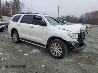 2016 Toyota Sequoia Platinum with VIN 5TDDW5G19GS146366, listed as a Copart auction lot 85152574 with 0 mi miles and Salvage Title. Bid and sale history available at carsss.com. Image 4.