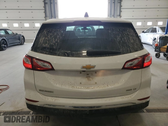 2021 Chevrolet Equinox LT with VIN 3GNAXUEV4MS165504, listed as a Copart auction lot 53049245 with 75,706 mi miles and Salvage Title. Bid and sale history available at DreamBid. Image 6.