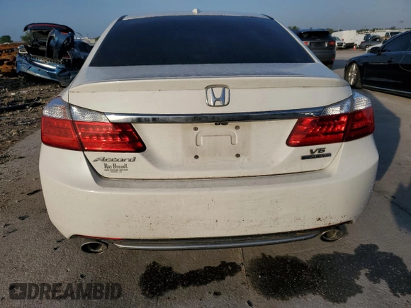 2015 Honda Accord Touring with VIN 1HGCR3F95FA018220, listed as a Copart auction lot 54275275 with Not provided miles and Salvage title. Bid and sale history available at DreamBid. Image 6.