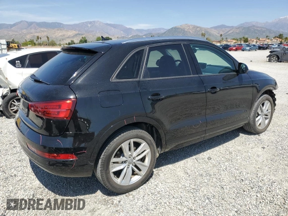 2017 Audi Q3 Premium with VIN WA1BCCFS0HR016565, listed as a Copart auction lot 51811605 with 70,723 mi miles and Salvage Title. Bid and sale history available at carsss.com. Image 3.