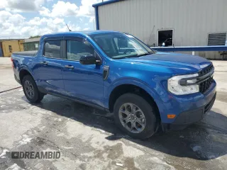 2024 Ford Maverick XLT with VIN 3FTTW8H37RRA63473, listed as a Copart auction lot 61185685 with 15,535 mi miles and Salvage title. Bid and sale history available at DreamBid. Image 4.