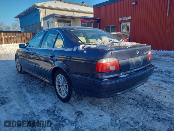 2002 BMW 5 Series 530iA with VIN WBADT63462CH94756, listed as a Copart auction lot 89168185 with 227,360 mi miles and Clean Title. Bid and sale history available at carsss.com. Image 3.